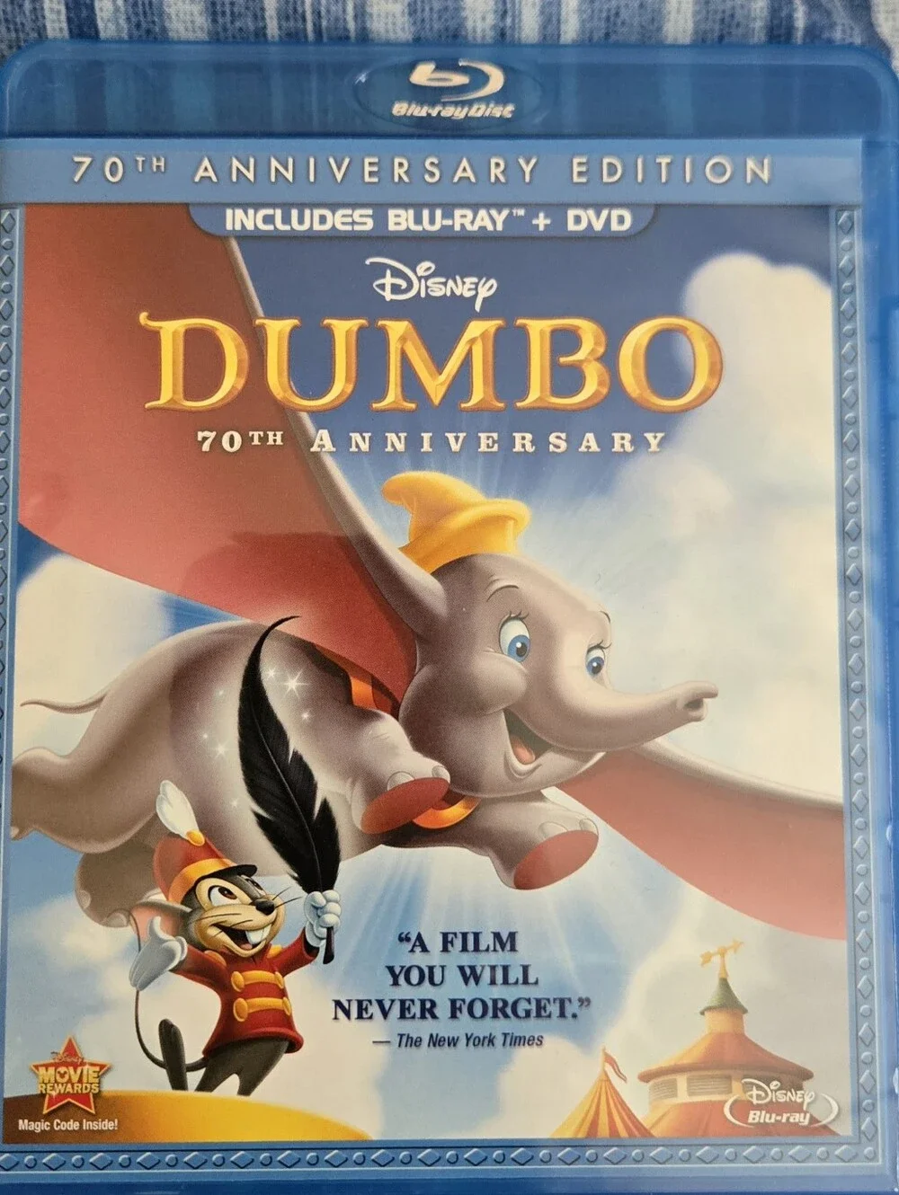 Dumbo 70th Anniversary Edition Blu-ray + DVD Combo
